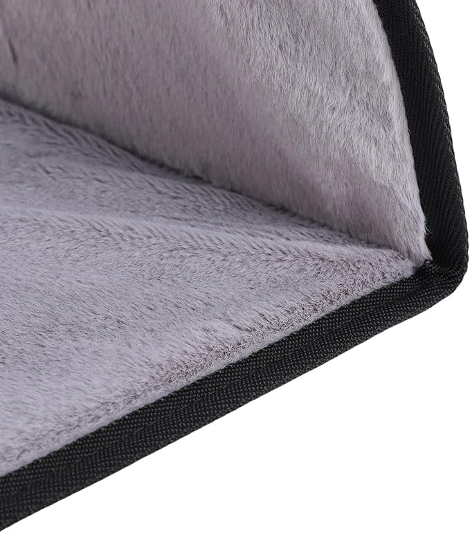 Keenso Airplane Foot Hammock, Nylon Adjustable Strap, Portable Desk Foot Rest, Relax Your Feet During Travel or Work (Gray)