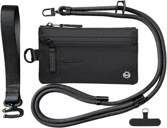 RFID Blocking Passport Holder Travel Neck Wallet