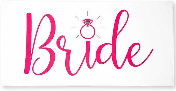 Bride Beach Towel for Honeymoon and Bachelorette Party - Pink Design for Beach Bachelorette Party - Mrs Beach Towel for Bride to Be - Just Married Beach Wedding and Engagement Gift - 60"x30"