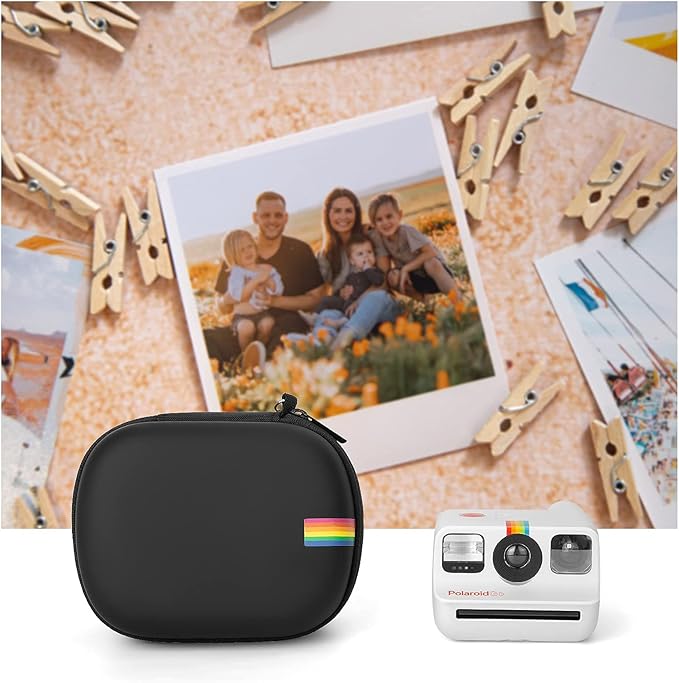 Yinke Case for Polaroid Go 9035/9071/9070 Instant Mini Camera, Hard Organizer Portable Carry Travel Cover Storage Bag (Black)