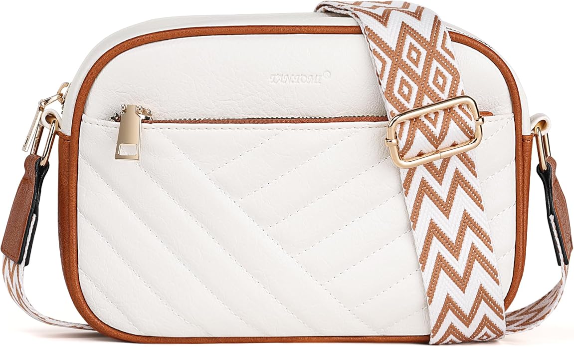 TANTOMI Small Crossbody Bags for Women, Small Purses with Card Slots Phone Purse Wide Adjustable Strap