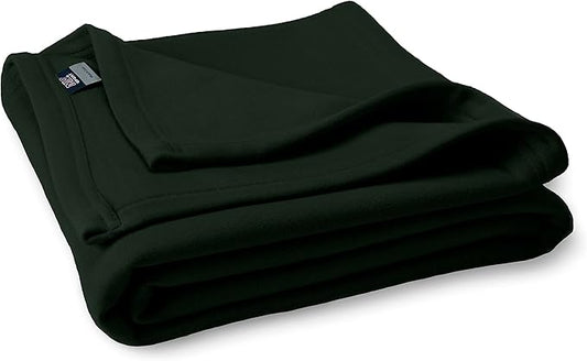 MV Sport Lightweight Sweatshirt Blanket Throw – Warm & Cozy, Breathable Oversized Fleece Knit, Couch, Bed, Travel, Cold Nights, and Outdoors – Soft Light Weight Blanket 54" x 84" Forest