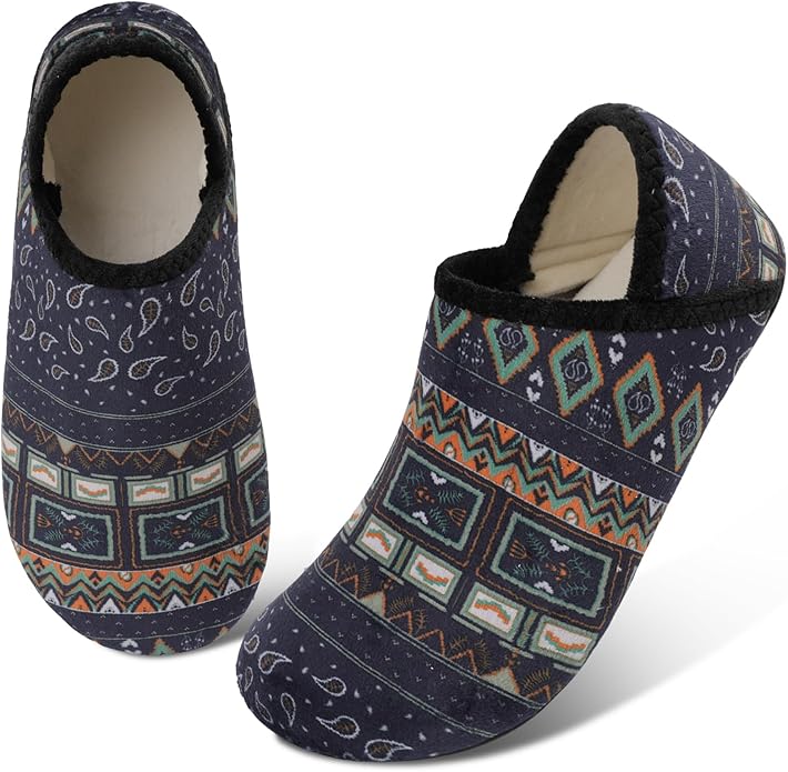 Scurtain Unisex Adults Rubber Sole Slippers