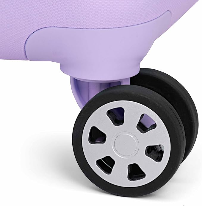 Traveler's Choice Pagosa Hardshell Expandable Luggage with Spinner Wheels, Lavender, 2-Piece Set (22/26)