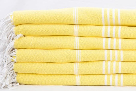 HAVLULAND Turkish Beach Towels – Oversized, Quick-Dry & Sand-Free | Lightweight, Absorbent Bath Towels for Beach, Pool, Travel, Vacation, Adults Gifts Cruise Essentials| 40” x 72” Bulk Set
