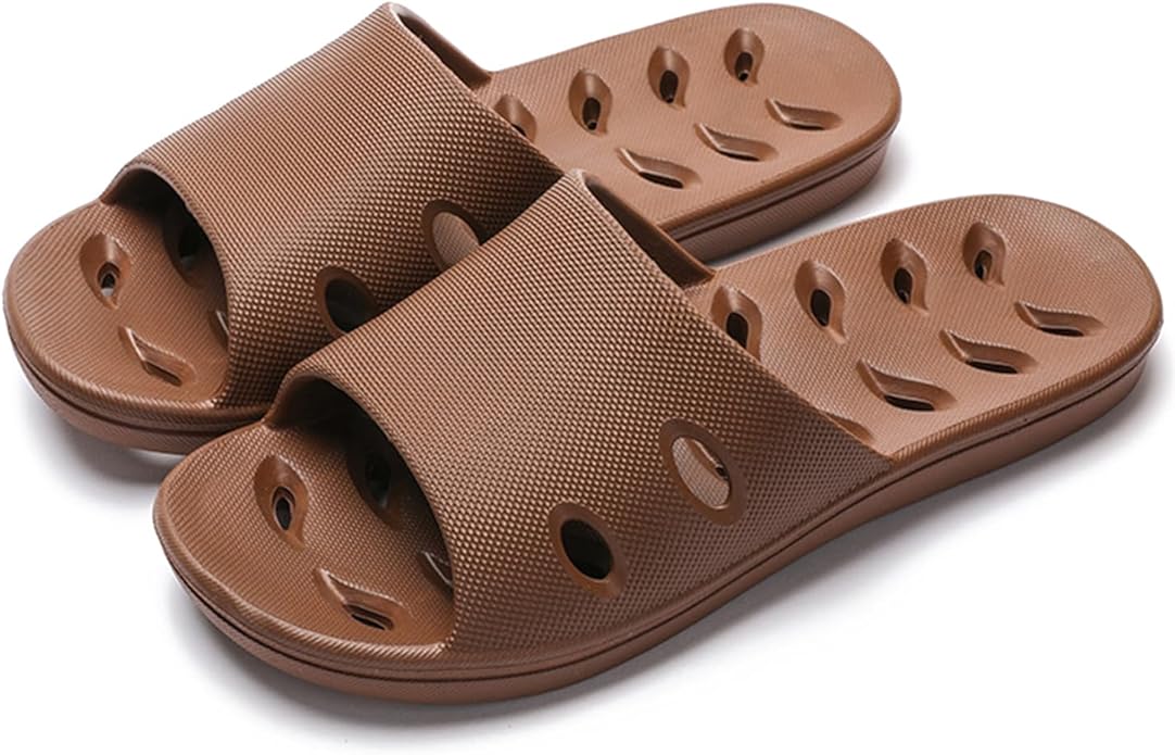Shower Shoes Quick Dry Non-Slip Women Slippers Sandals Men Bathroom Flip-Flops for College Dorm Room Essentials Shower Sandals Slides Pool Gym Spa