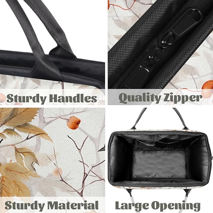 Spring Bird Branch Leaves Travel Duffel Bag, Waterproof Sports Gym Duffle Bag, Large Capacity Weekender Carry On Overnight Bags for Women Men
