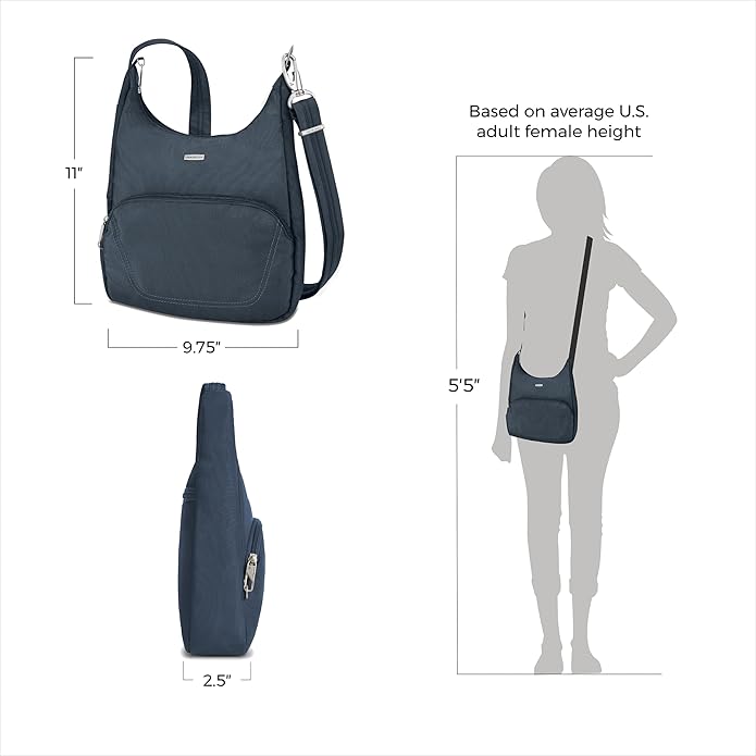 Travelon Anti-Theft Classic Essential Messenger Bag