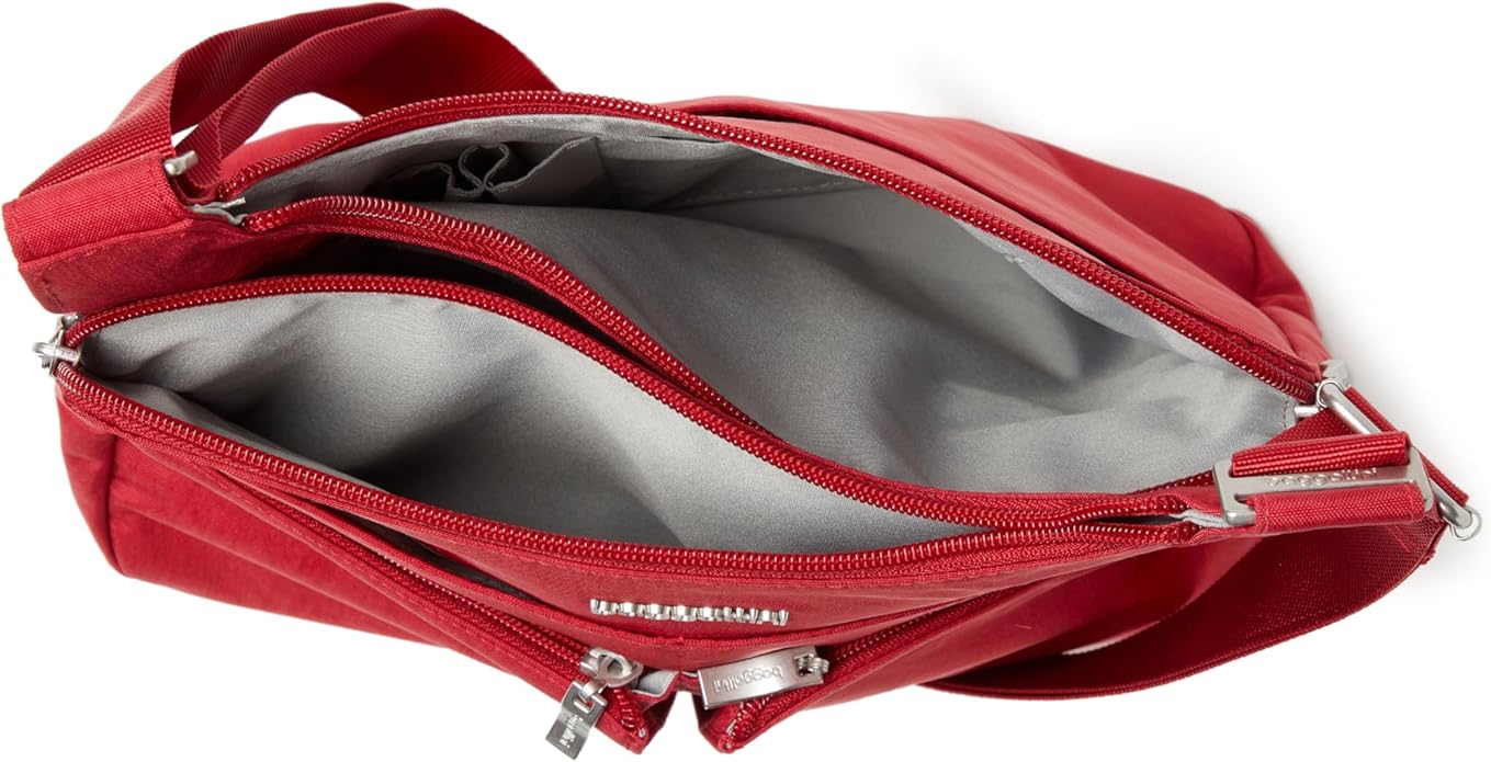 Baggallini Crossbody Travel Bag 11x8.5 Lightweight Water-resistant Nylon Handbag