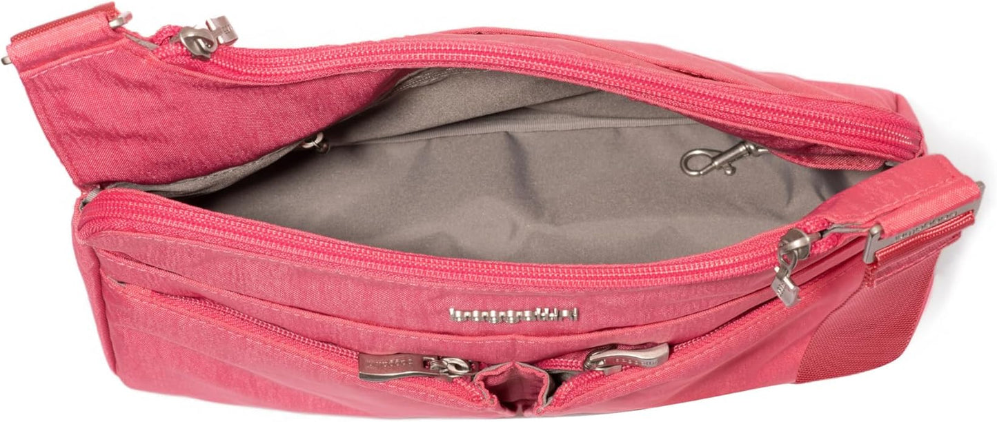 Baggallini Crossbody Travel Bag 11x8.5 Lightweight Water-resistant Nylon Handbag
