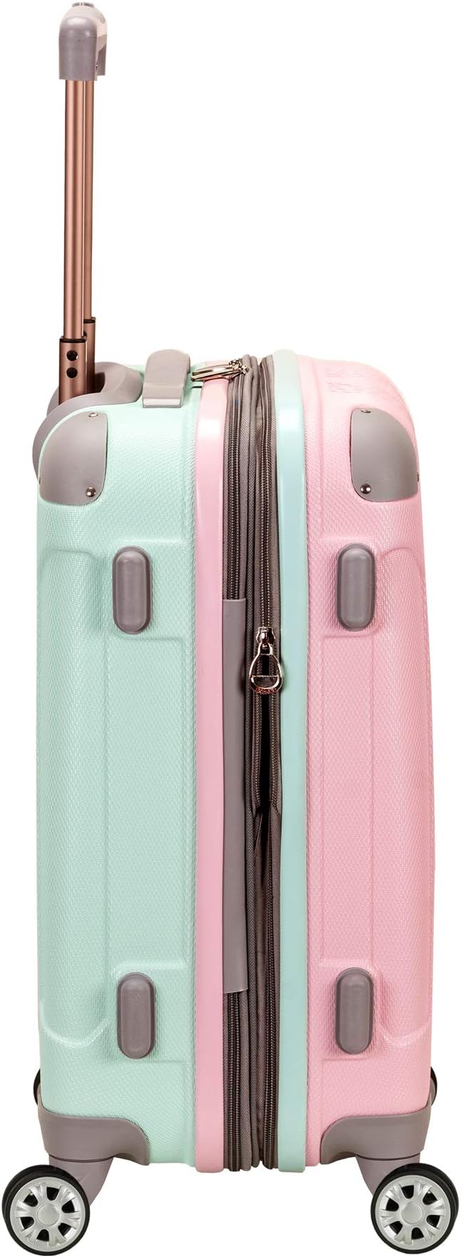 Rockland Melbourne Hardside Expandable Spinner Wheel Luggage, Mint, Carry-On 20-Inch
