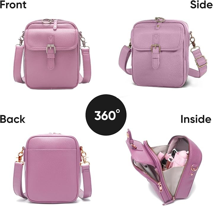 1060 Crossbody Bags for Women Anti-Theft Vegan Purse with Card Slots, Travel Shoulder Bag, Waterproof Crossbody Purse