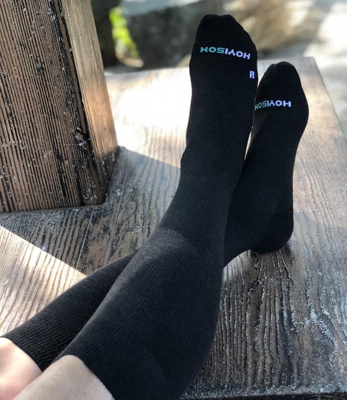 Plus Size Compression Knee High Socks, Wide Calf Extra Large for Men and Women, Comfortable Cotton