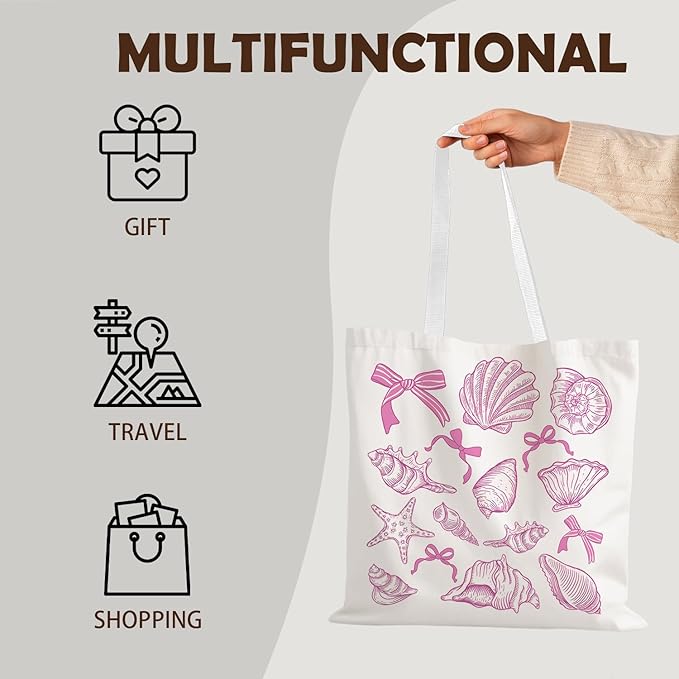 FBB Ocaen Beachy Ocean Sea Fish Reusable Grocery Shopping Bag