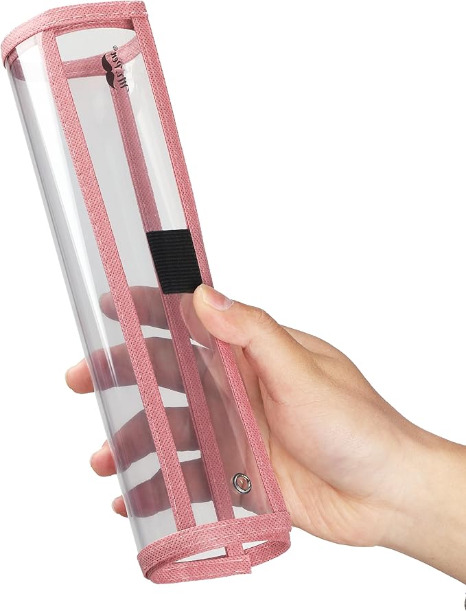Mr. Pen- Dry Erase Pocket Sleeves, 6 Pack, 10"x14", Pink Shades Color Theme, Dry Erase Pockets Reusable Sleeves, Job Ticket Holders with Marker Holder & Metal Eyelet