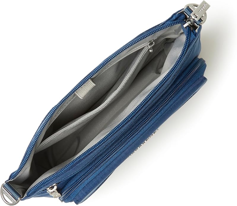 Baggallini Original Everyday 11x7.5 Crossbody Bags Rfid Protected Lightweight Nylon Zippered Travel Purse