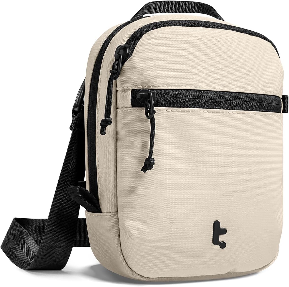 tomtoc Aviator-T37 Travel Crossbody RFID Blocking Bag, Holds 4-6 Passports with Anti-theft Lockable Zippers, Multiple Pockets for Cards & Documents – Organizer for Daily Use