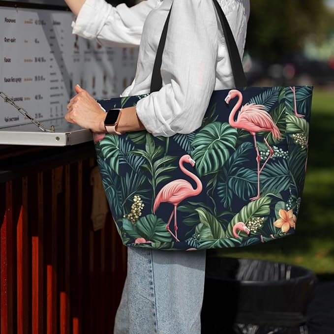 Beach Tote Bag for Women Beach Bag Waterproof and Sandproof Tote Bag with Wet Bag Large Travel Bag for Weekend Travel