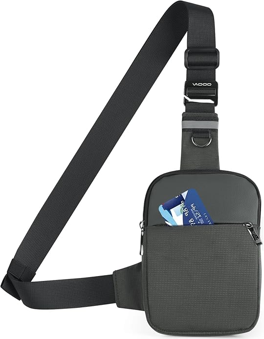 Small Sling Bag Mini Crossbody Bag with RFID Blocking Fashionable Fanny Pack for Women and Men Chest Bag for Travel