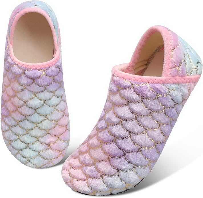 Scurtain Unisex Adults Rubber Sole Slippers