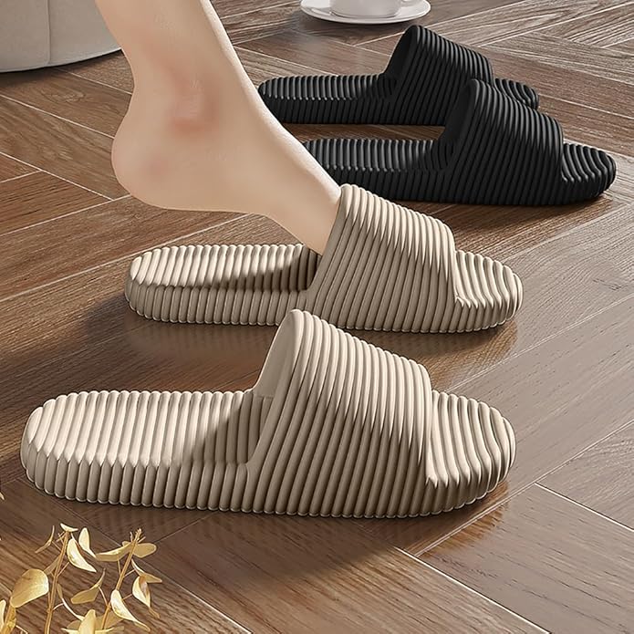 Shower Shoes for Women's Men's Home Slides Quick Drying Non-Slip Indoor Outdoor Slipper for Spa Gym Pool Beach Sandal