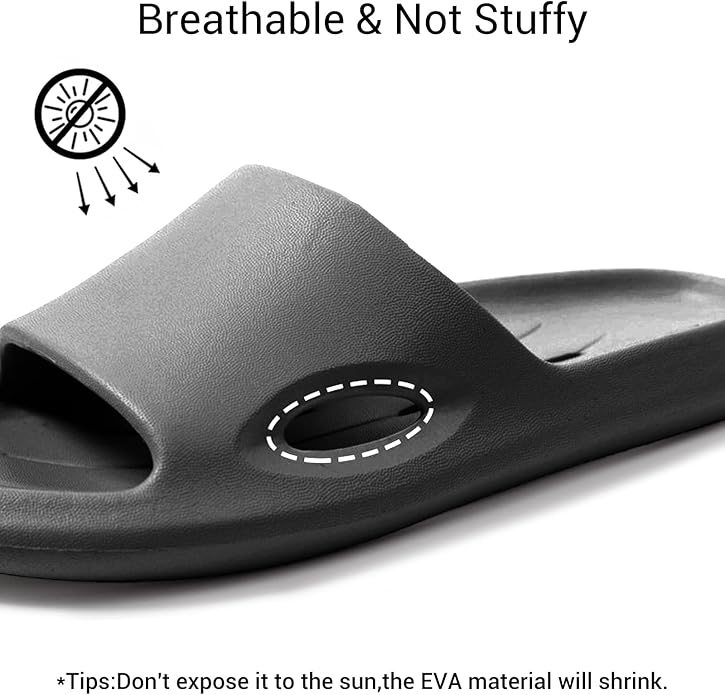 Shower Shoes Quick-Dry Non-Slip Bathroom Slippers for Men & Women,Quick-Dry Non-Slip, Home Slides Dorms, Gym, Pool, Spa, Camping, Beach