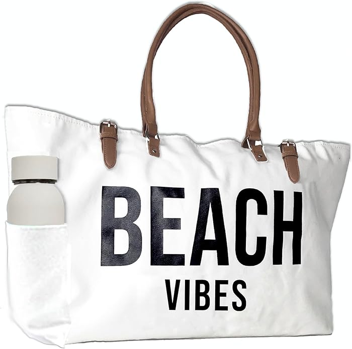 Keho Waterproof Beach Bag with Pockets For Women (Sandproof)