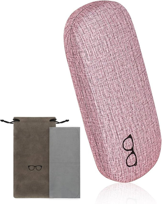 RayLove 3-Pack Hard Shell Eyeglasses Case Large Reading Glasses Hard Case