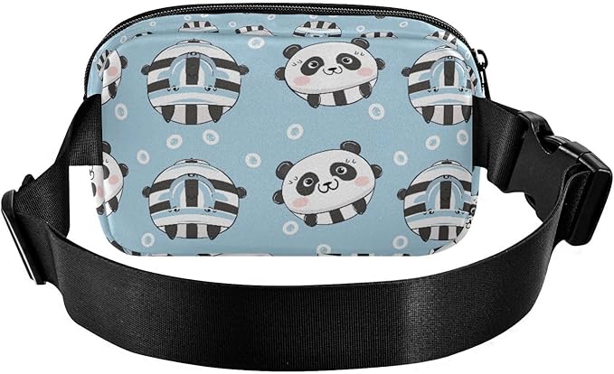 Kawaii Panda Fanny Pack for Women Men Water Resistant Fashion Waist Packs with Adjustable Strap Belt Bag for Travel Workout Jogging Hiking 21219091