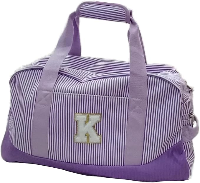 Kids Overnight Duffle Bag with Shoe Compartment, Letter K