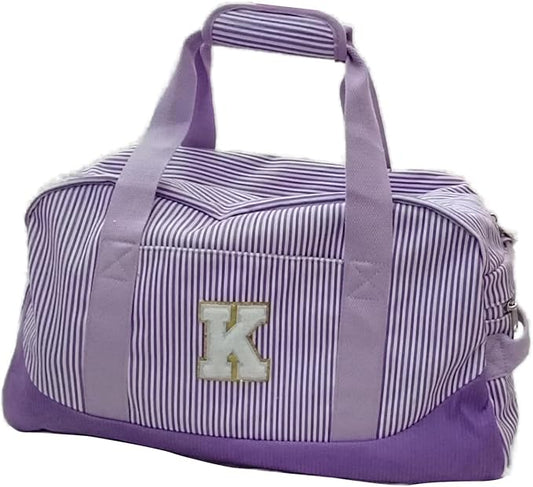 Kids Overnight Duffle Bag with Shoe Compartment, Letter K