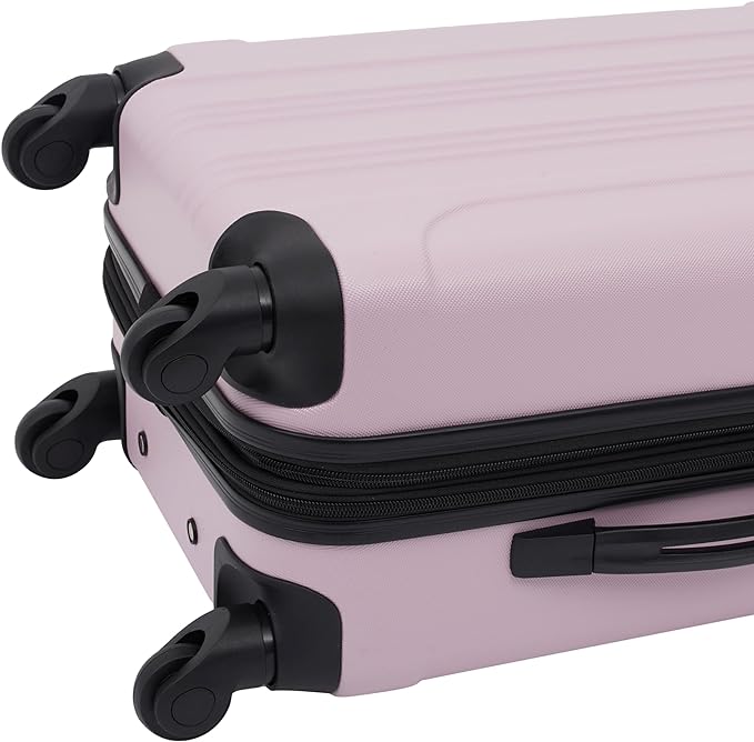 Travelers Club Chicago Hardside Expandable Spinner Luggage, Lilac, 22" Carry-On