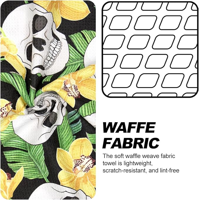 Magnetic Golf Towel, Microfiber Waffle Design with Clip - Industrial Strength Magnet for Strong Hold to Golf Bags, Carts & Clubs
