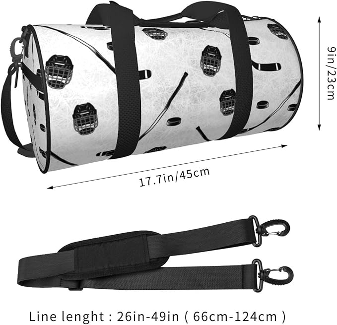 Gym Bag for Women Small Duffle Bag with Multifunctional Pockets Workout Sport Bags for Dance, Fitness, Yoga, Ice Hockey Ball