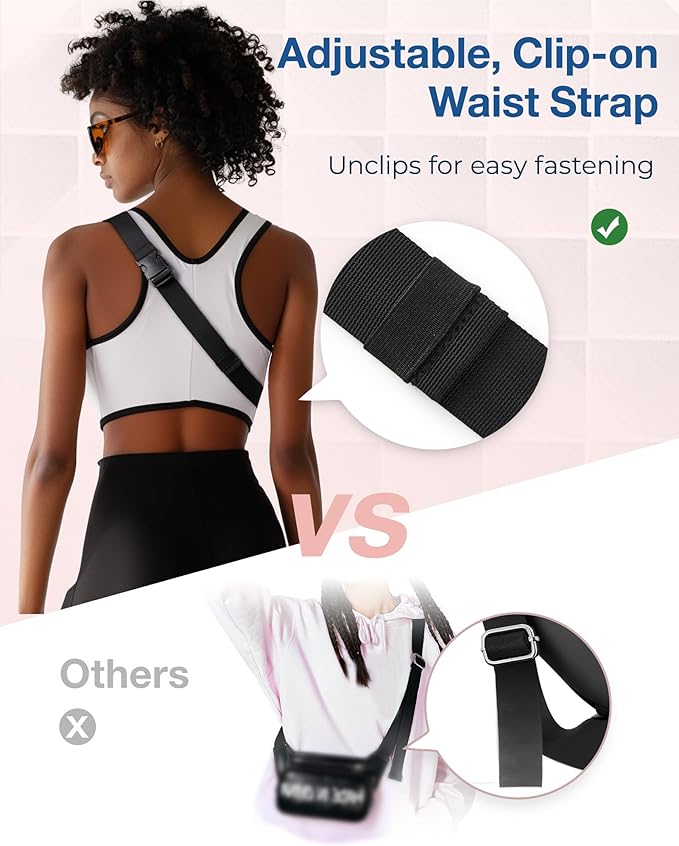 BAGSMART Fanny Packs for Women Small Belt Bag with Adjustable Strap Waist Pack for Running Workout Traveling Hiking, Camel