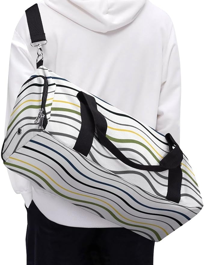 Gym Bag for Men & Women Duffle Bag for Travel with Shoe Compartment Sports Weekender Overnight Bag