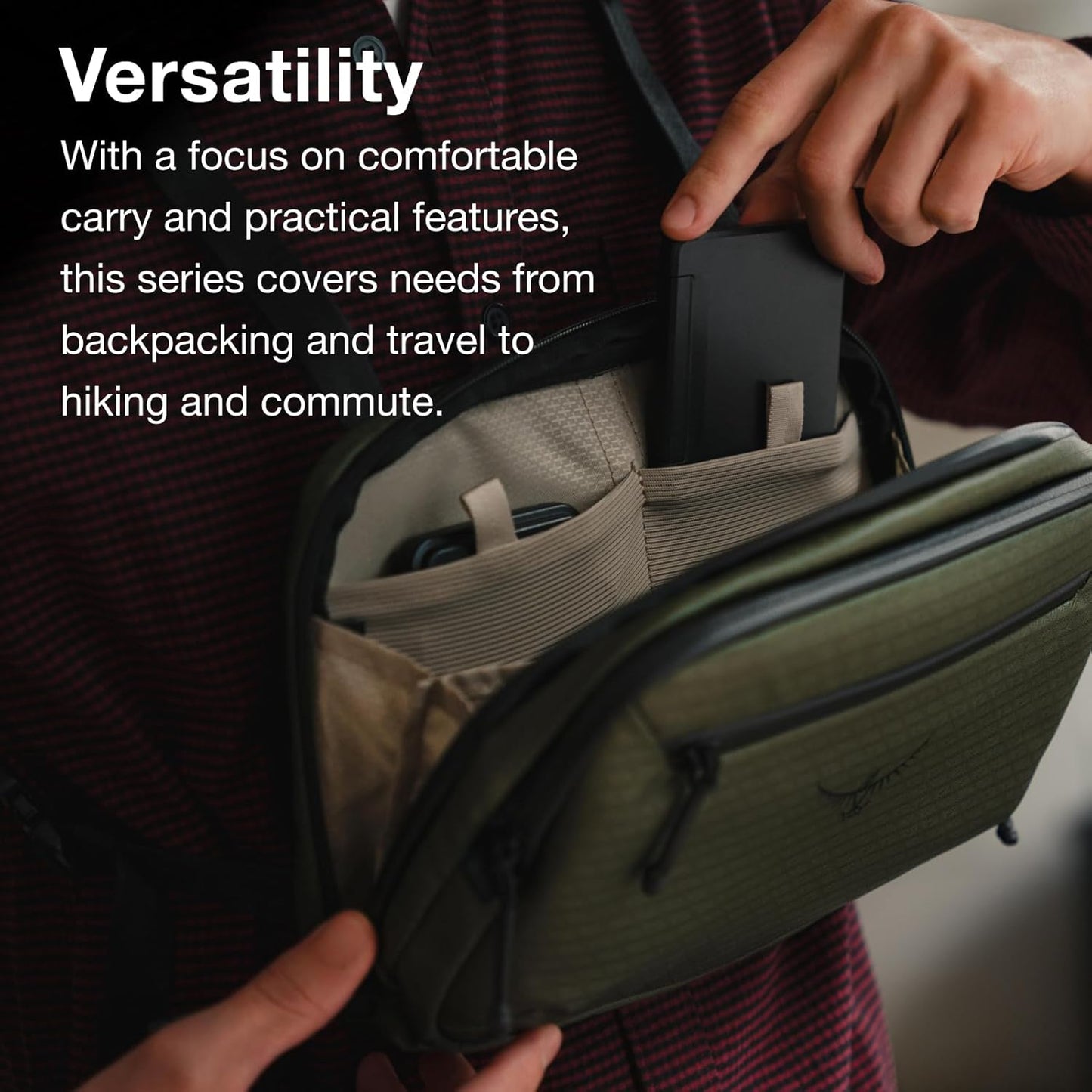 Osprey Archeon Commuter Chest Rig Bag, Scenic Valley