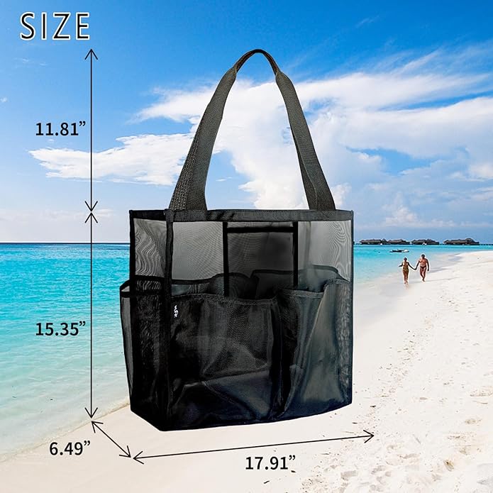 WFK outdoor beach bag, lightweight and simple, easy to carry, suitable for beach and vacation essentials
