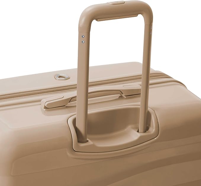 Traveler's Choice Edinburgh II Hardside Spinner Luggage, TSA Lock, Sand, 29" Large