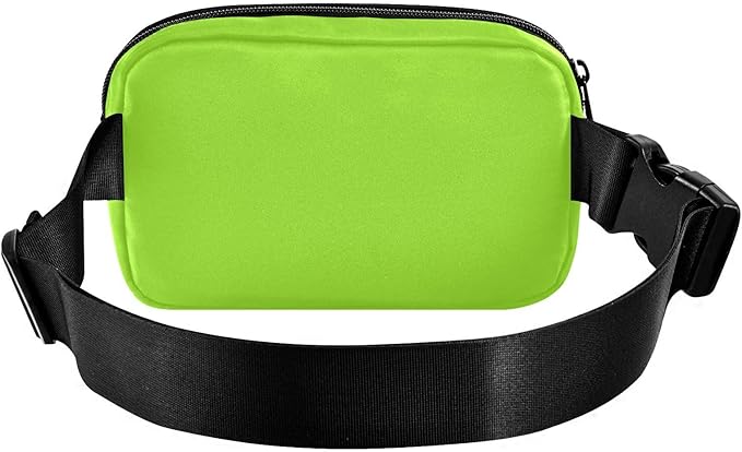 Fanny Pack for Women Men Water Resistant Fashion Waist Packs with Adjustable Strap Belt Bag for Travel Workout Jogging Hiking Green Yellow