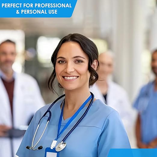 Primacare DS-9197-BL Professional Classic Series Manual Adult Size Blood Pressure Kit, Emergency Bp kit with Stethoscope and Portable Leatherette Case, Nylon Cuff, Blue