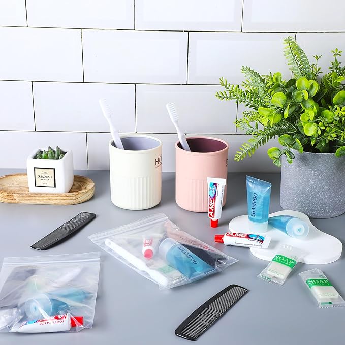 60 Pcs Basic Toiletry Set Homeless Hygiene Kits Homeless Care Package Supplies Travel Toiletry Bulk for Men Women Charity Reusable Supplies