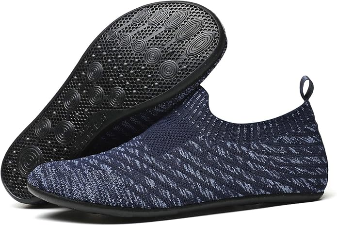 SLEVEL Lightweight Non Slip Travel Indoor Grip House Slipper Socks Unisex Adult Around The House Floor Home Shoes for Women Men