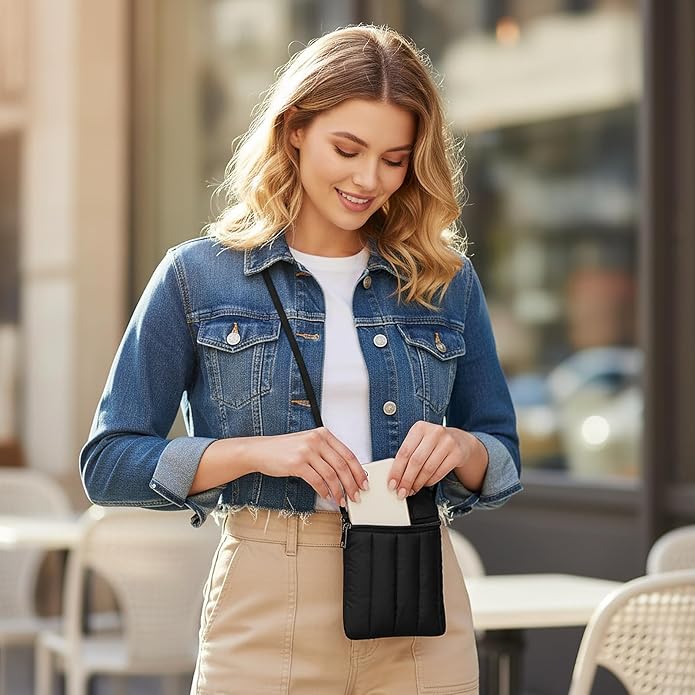 Small Crossbody Women Cell Phone Purse Wallet Bag With Shoulder Strap