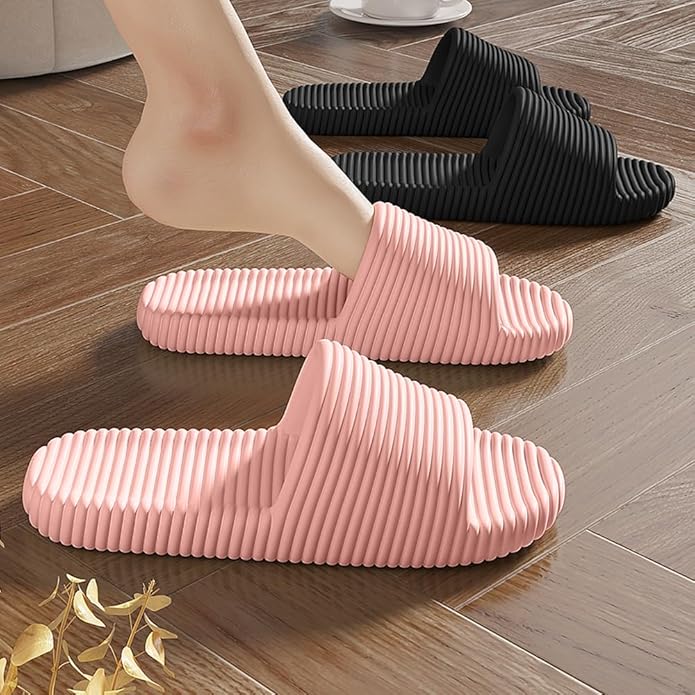 Thick Soled Home Slippers Shower Shoes Soft Indoor Shoes Lightweight Outdoor Sandals for Men and Women