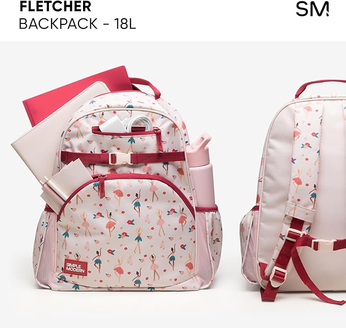 Simple Modern Large Marvel Avengers Kids Backpack for School Girls and Boys | Elementary Backpack for Teen | Fletcher Collection | Kids - 16" tall | Avengers Heroes