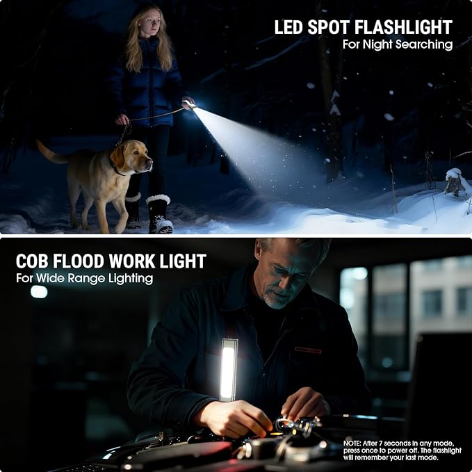 Pocket Flashlight, 1200 Lumens Rechargeable EDC Flashlight with Clip, USB-C Port, 3 Modes Waterproof Warning Light for Working, Camping, Repairing, Emergencies (Green, 1PCS)