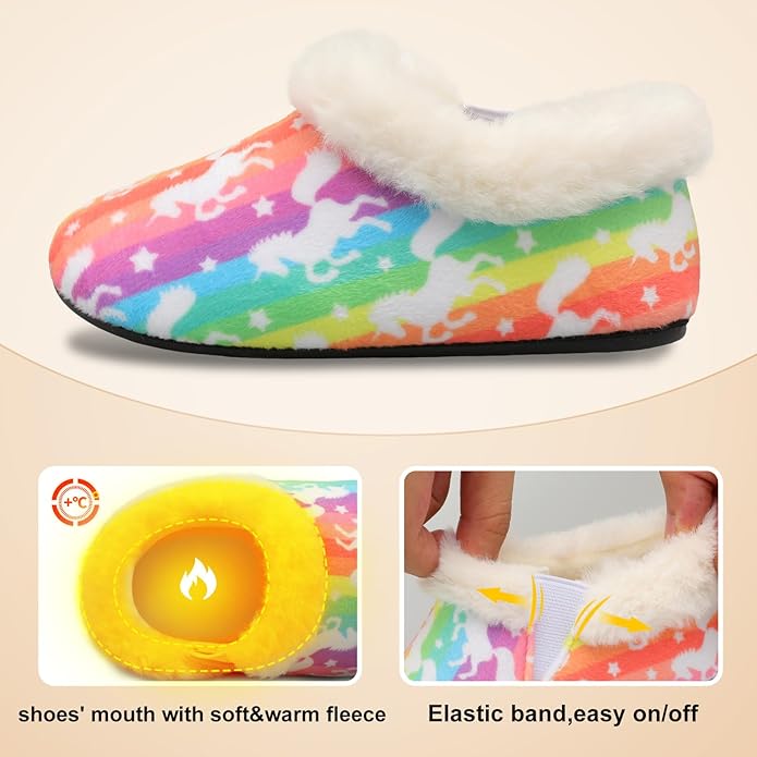 Centipede Demon Toddler Slippers for Boys Girls Slip on Kids Baby Toddlers House Shoes Lightweight Barefoot Furry Sock Shoes Indoor Outdoor Warm Walking Shoes