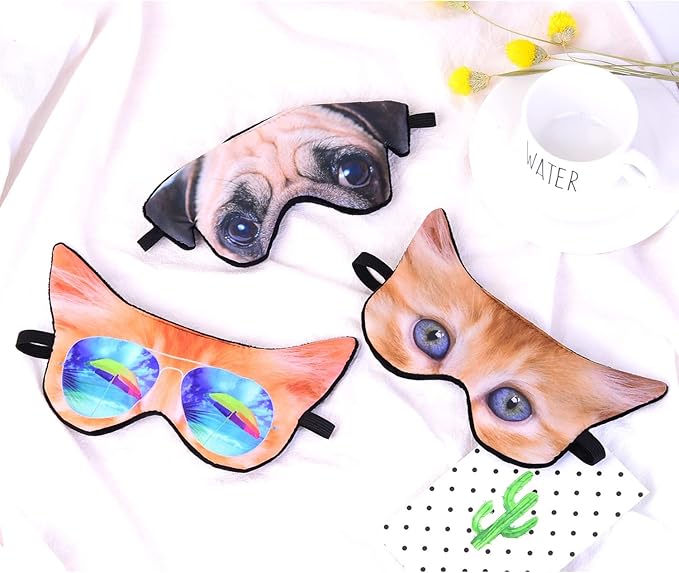 HXINFU Happy Birthday Sleeping Eye Mask Cute Sleep Mask Girls Birthday Gift