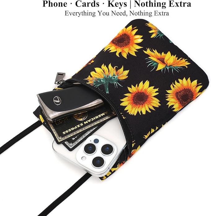 Small Crossbody Women Cell Phone Purse Wallet Bag With Shoulder Strap